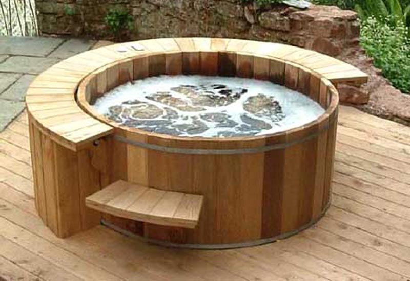 Bồn tắm gỗ Spa